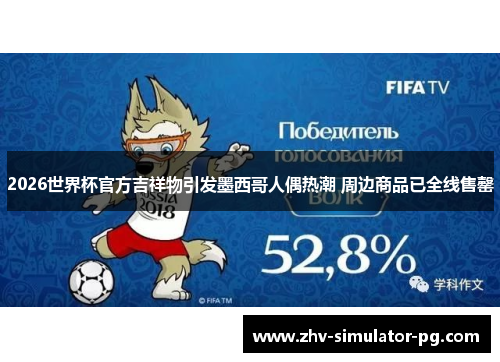 2026世界杯官方吉祥物引发墨西哥人偶热潮 周边商品已全线售罄 2026世界杯官方吉祥物引发墨西哥人偶热潮 周边商品已全线售罄